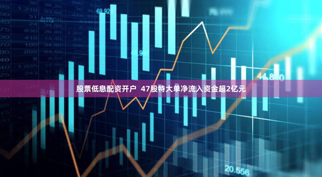 股票低息配资开户  47股特大单净流入资金超2亿元